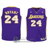 Camiseta Nino Lakers Bryant Purpura