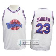 Camiseta Nino Tune Squad Michael Jordan Blanco