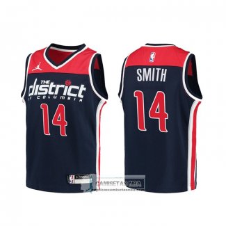 Camiseta Nino Washington Wizards Ish Smith Association 2020-21 Azul