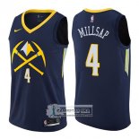 Camiseta Nuggets Paul Millsap Ciudad 2017-18 Azul