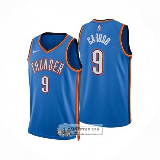Camiseta Oklahoma City Thunder Alex Caruso NO 9 Icon 2025-26 Azul