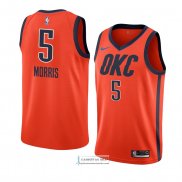 Camiseta Oklahoma City Thunder Markieff Morris Earned 2018-19 Na