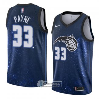 Camiseta Orlando Magic Adreian Payne Ciudad 2018 Azul