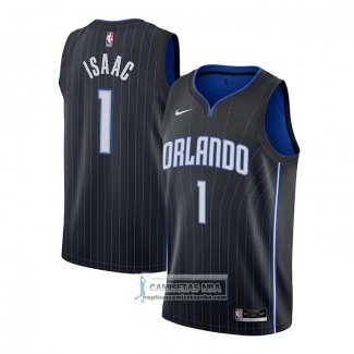 Camiseta Orlando Magic Jonathan Isaac Icon 2020-21 Negro