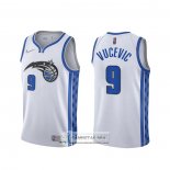 Camiseta Orlando Magic Nikola Vucevic Earned 2020-21 Blanco