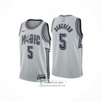 Camiseta Orlando Magic Paolo Banchero NO 5 Ciudad 2024-25 Blanco