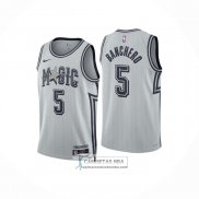 Camiseta Orlando Magic Paolo Banchero NO 5 Ciudad 2024-25 Blanco