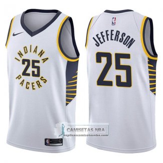 Camiseta Pacers Al Jefferson Association 2017-18 Blanco