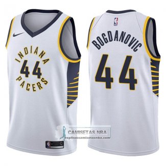 Camiseta Pacers Bojan Bogdanovic Association 2017-18 Blanco