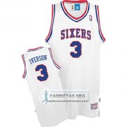 Camiseta Philadelphia 76ers Allen Iverson Retro Blanco