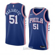 Camiseta Philadelphia 76ers Boban Marjanovic Icon 2018 Azul