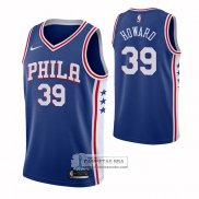 Camiseta Philadelphia 76ers Dwight Howard NO 39 Icon Azul