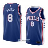 Camiseta Philadelphia 76ers Zhaire Smith Icon 2018 Azul