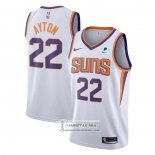 Camiseta Phoenix Suns Deandre Ayton Association 2021 Blanco