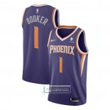 Camiseta Phoenix Suns Devin Booker Icon 2021 Violeta