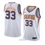Camiseta Phoenix Suns Ryan Anderson Association 2018 Blanco2