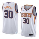 Camiseta Phoenix Suns Troy Daniels Association 2018 Blanco