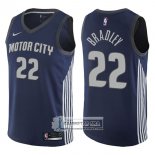 Camiseta Pistons Avery Bradley Ciudad 2017-18 Azul