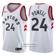 Camiseta Raptors Norman Powell Association 2017-18 Blanco