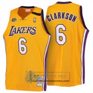 Camiseta Retro 1999-00 Lakers Clarkson Amarillo