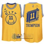 Camiseta Retro City Bus Warriors Thompson Amarillo