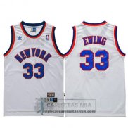 Camiseta Retro Knicks Ewing Blanco
