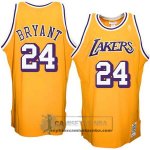 Camiseta Retro Lakers Bryant Amarillo