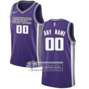 Camiseta Sacramento Kings Personalizada 2017-18 Violeta