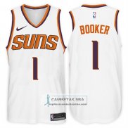 Camiseta Suns Devin Booker 2017-18 Blanco