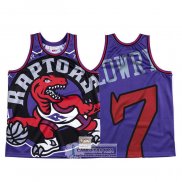 Camiseta Toronto Raptors Kyle Lowry Mitchell & Ness Big Face Violeta