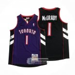 Camiseta Toronto Raptors Tracy McGrady NO 1 Mitchell & Ness 1999-00 Violeta