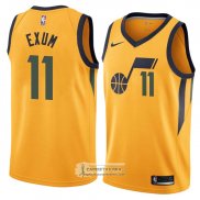 Camiseta Utah Jazz Dante Exum Statement 2018 Amarillo