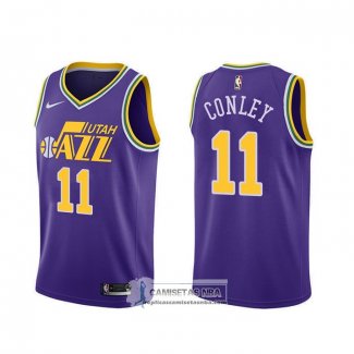 Camiseta Utah Jazz Mike Conley Hardwood Classics Violeta