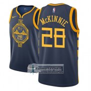 Camiseta Warriors Alfonzo Mckinnie Ciudad 2018-19 Azul