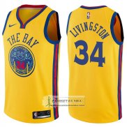 Camiseta Warriors Shaun Livingston Chinese Heritage Ciudad 2017-