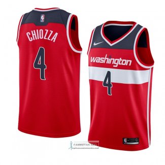 Camiseta Washington Wizards Chris Chiozza Icon 2018 Rojo