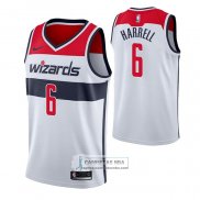 Camiseta Washington Wizards Montrezl Harrell NO 6 Association 2020-21 Blanco