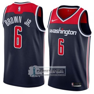 Camiseta Washington Wizards Troy Marron Statement 2018 Negro