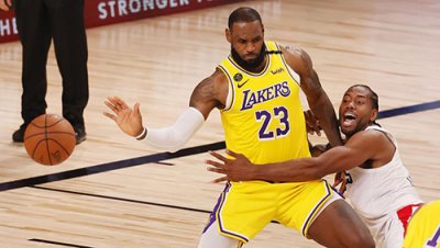 Los Lakers comienzan con LeBron decisivo