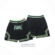 Pantalone Jordan Just Don Negro Verde