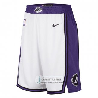 Pantalone Los Angeles Lakers Ciudad 2022-23 Blanco