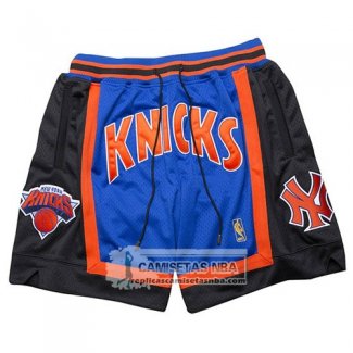 Pantalone New York Knicks Just Don Azul