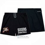 Pantalone Philadelphia 76ers Mitchell & Ness Hardwood Classics Negro