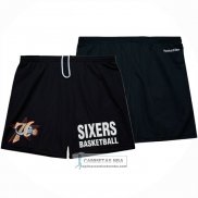 Pantalone Philadelphia 76ers Mitchell & Ness Hardwood Classics Negro