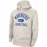 Sudaderas con Capucha Dallas Mavericks Performance Practice 2021-22 Blanco