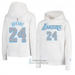 Sudaderas con Capucha Los Angeles Lakers Kobe Bryant Ciudad Blanco