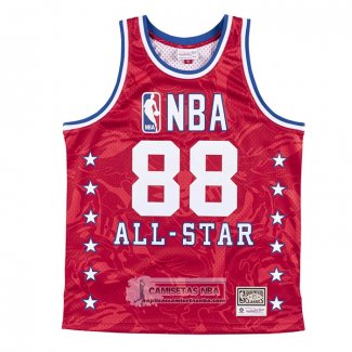 Camiseta All Star 1988 AAPE x Mitchell & Ness Rojo