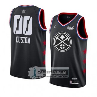 Camiseta All Star 2019 Denver Nuggets Personalizada Negro