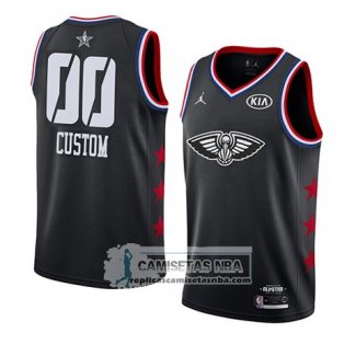 Camiseta All Star 2019 New Orleans Pelicans Personalizada Negro