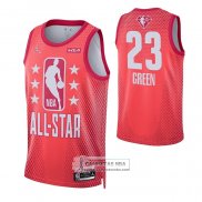 Camiseta All Star 2022 Golden State Warriors Draymond Green NO 23 Granate